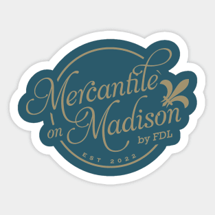 Mercantile Small Logo Sticker